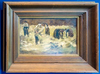 Tahıl hasadı by Max Liebermann