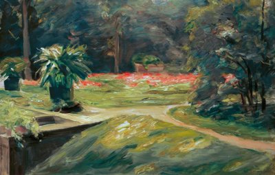 M.Liebermann, Wannseegarten Blumenterr. by Max Liebermann