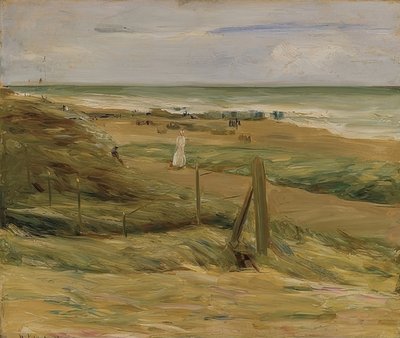 Noordwijk yakınlarındaki kum tepelerinde gezinti. 1908 by Max Liebermann