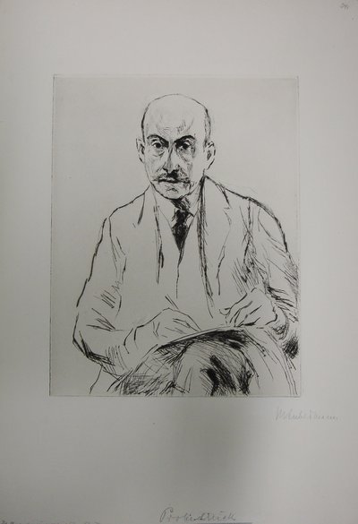 70 yaşında kendi portresi by Max Liebermann