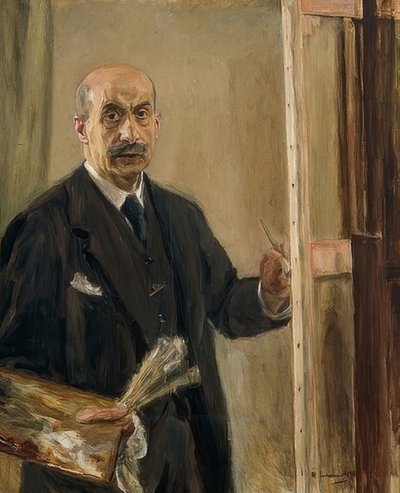 Şövalede otoportre. 1916 by Max Liebermann