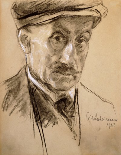 Kendi portresi, 1923 by Max Liebermann