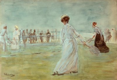 Tenis oyuncusu by Max Liebermann
