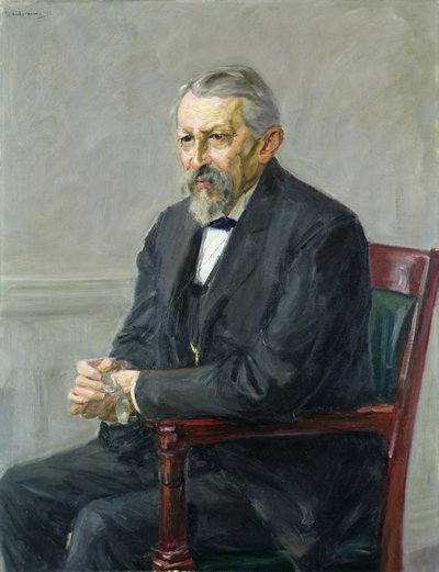 Doğa Bilimcisi, Hermann Strebel (1834-1914) 1905 (tuval üzerine yağlı boya) by Max Liebermann