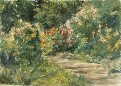 Wannseegarten, c.1920-29 (tuval üzerine yağlı boya) by Max Liebermann
