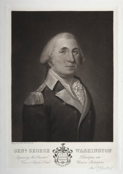 George Washington, 1900. by Max Rosenthal