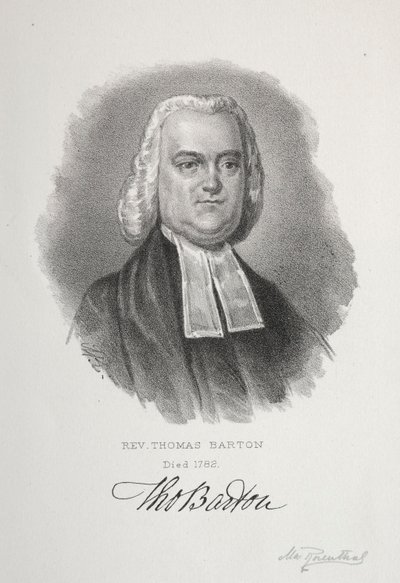 Rahip Thomas Barton. by Max Rosenthal