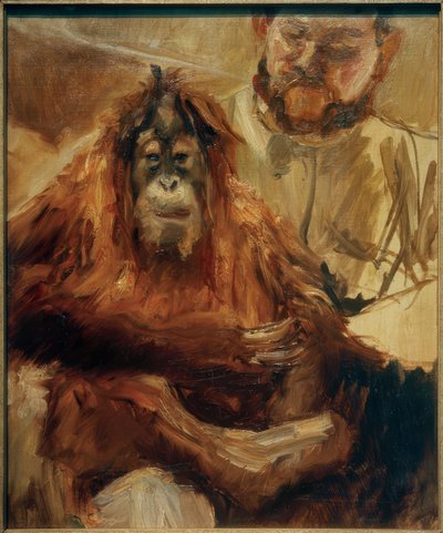 orangutan denizci ve bekçisi by Max Slevogt