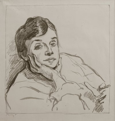M.Slevogt, Nini Slevogt, sanatçının karısı by Max Slevogt
