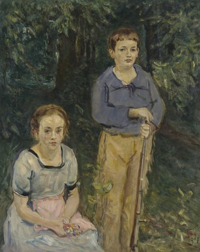 Nina ve Wolfgang Slevogt by Max Slevogt