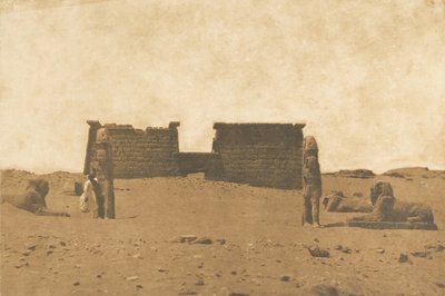 Sebona Tapınağı Dromos, 3 Nisan 1850. by Maxime Du Camp