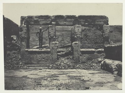 Dendera Teutyres Büyük Tapınağı, Yukarı Mısır, 184951, 1852