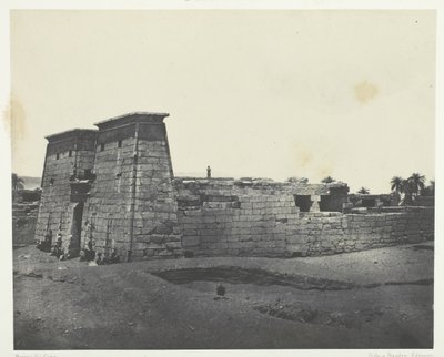 Karnak, Temple de Khons, Thèbes, 184951, 1852