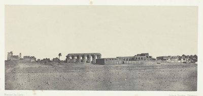 Luksor, Harabelerin Genel Görünümü, Teb, 184951, 1852 basılmış. by Maxime Du Camp