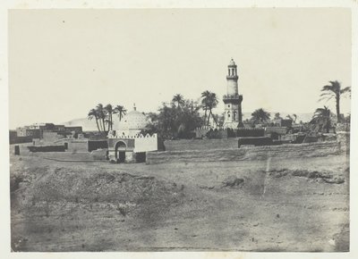 El-Arif Camii ve Murad-Bey Türbesi, Yukarı Mısır, 184951, basılmış 1852. by Maxime Du Camp