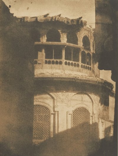 Sibyl veya Çeşme ve Souk-el-asr Okulu, Kahire, Aralık 1849-Ocak 1850. by Maxime Du Camp