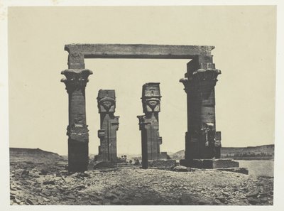 Kardassy Tapınağı, Nubia by Maxime Du Camp