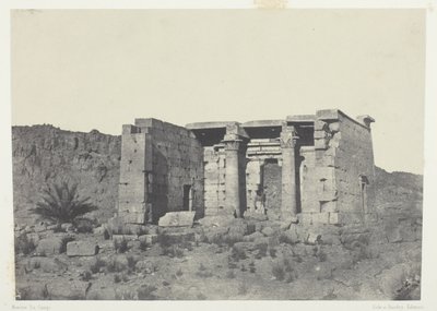 Tafeh Tapınağı (Antik Taphis), Nubia by Maxime Du Camp