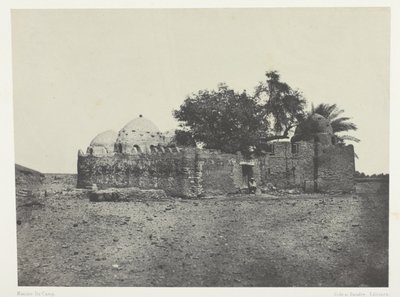 Cidi-Abdellah-el-Marabout Mezarı, Yukarı Mısır by Maxime Du Camp
