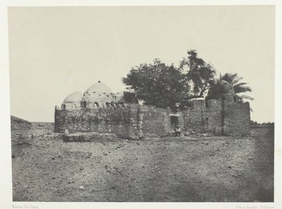Cidi-Abdellah-el-Marabout Mezarı, Yukarı Mısır, 184951, 1852 basılmıştır. by Maxime Du Camp