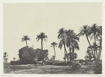 Hamameh Köyü, Yukarı Mısır by Maxime Du Camp