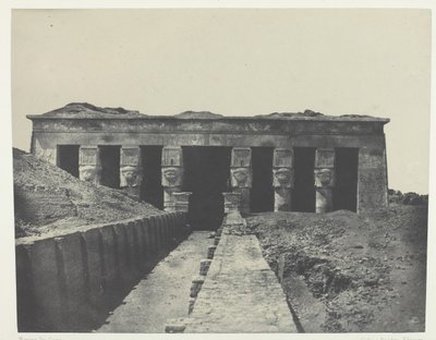 Genel Görünüm, Büyük Dendera Teutyres Tapınağı, Yukarı Mısır, 184951, 1852