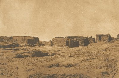 Abou-hor Köyünün Görünümü Yengeç Dönencesi, Nisan 1850. by Maxime Du Camp