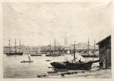 Bordo, 1866. by Maxime Lalanne