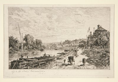 Bords de la Seine (Seine Kıyıları) by Maxime Lalanne