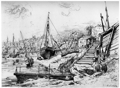Concarneau, c1850-1895 1924 by Maxime Lalanne