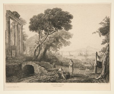 Paysage İtalyanca (İtalyan Manzarası) by Maxime Lalanne