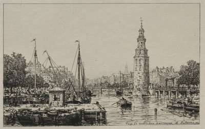Montelban Turu, Amsterdam, 1884. by Maxime Lalanne