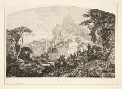 Vue de Gr?ce (Yunanistan Manzarası) by Maxime Lalanne