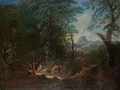 orman manzarası "sabah" by Maximilian Joseph Schinnagl