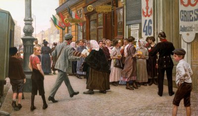 Viyana 3. bölgede çapa ekmeği satışı by Maximilian Lenz