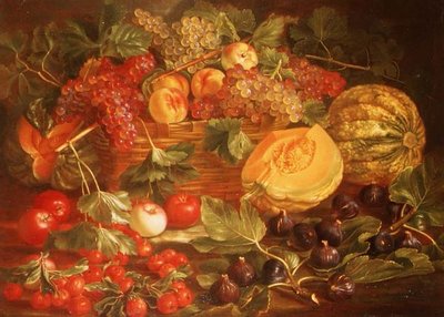 meyve ile natürmort by Maximilian Pfeiler or Pfeiller