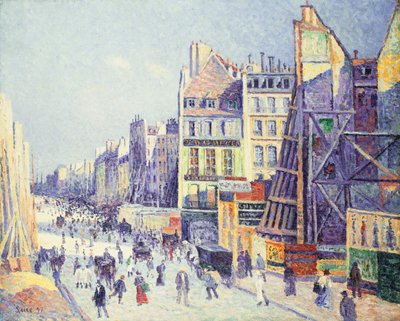 Rue Reaumur, 1897 by Maximilien Luce