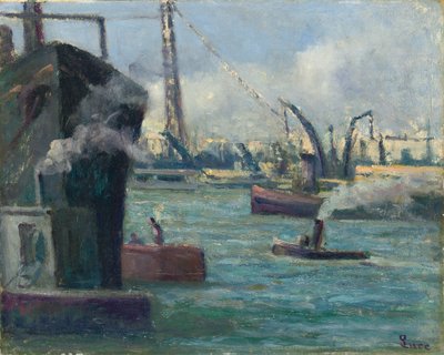 Rouen Limanı, by Maximilien Luce