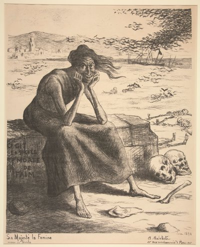 Majesteleri Kıtlık by Maximilien Luce