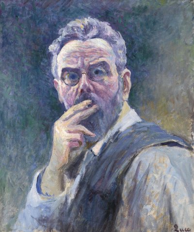 Sigaralı Otoportre, c. 1905. by Maximilien Luce