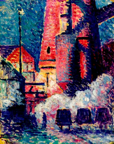 Yüksek Fırınlar by Maximilien Luce