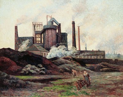 Fabrika, 1898 by Maximilien Luce