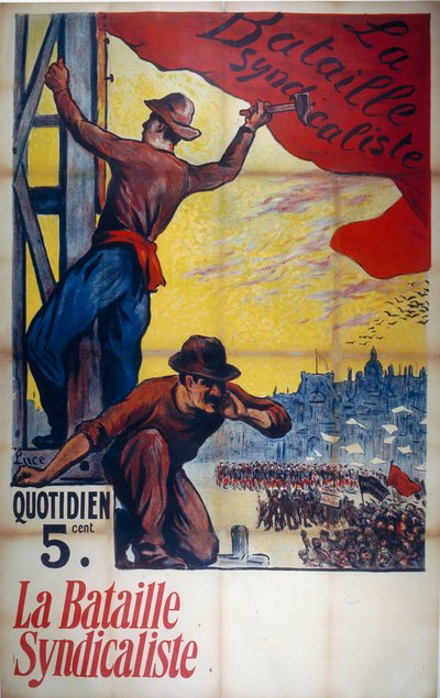 Journal La Bataille sendikalist 27 Nisan 1911, 1911. by Maximilien Luce