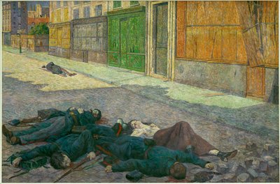 Paris Komünü 1871 (tuval üzerine yağlıboya) by Maximilien Luce