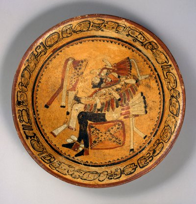 Tripod Haznesi, c.550-700 (pişmiş toprak ve boya) by Mayan Mayan