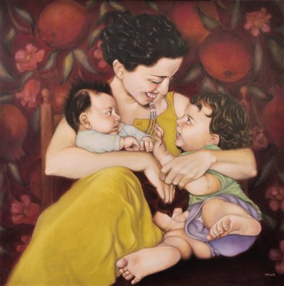 Nane, 2022 (tuval üzerine yağlı boya) by Maylee Christie