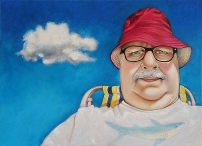 Güneş Banyosu, 2022 (tuval üzerine yağlı boya) by Maylee Christie