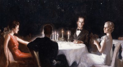 Yıldızların Altında Akşam Yemeği by McClelland Barclay