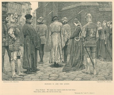 Kral 2. Richard için illüstrasyon (gravür) by McLaren John Ralston