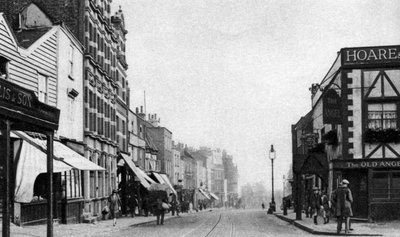 High Street, Highgate Köyü, Londra, 1926-1927. by McLeish